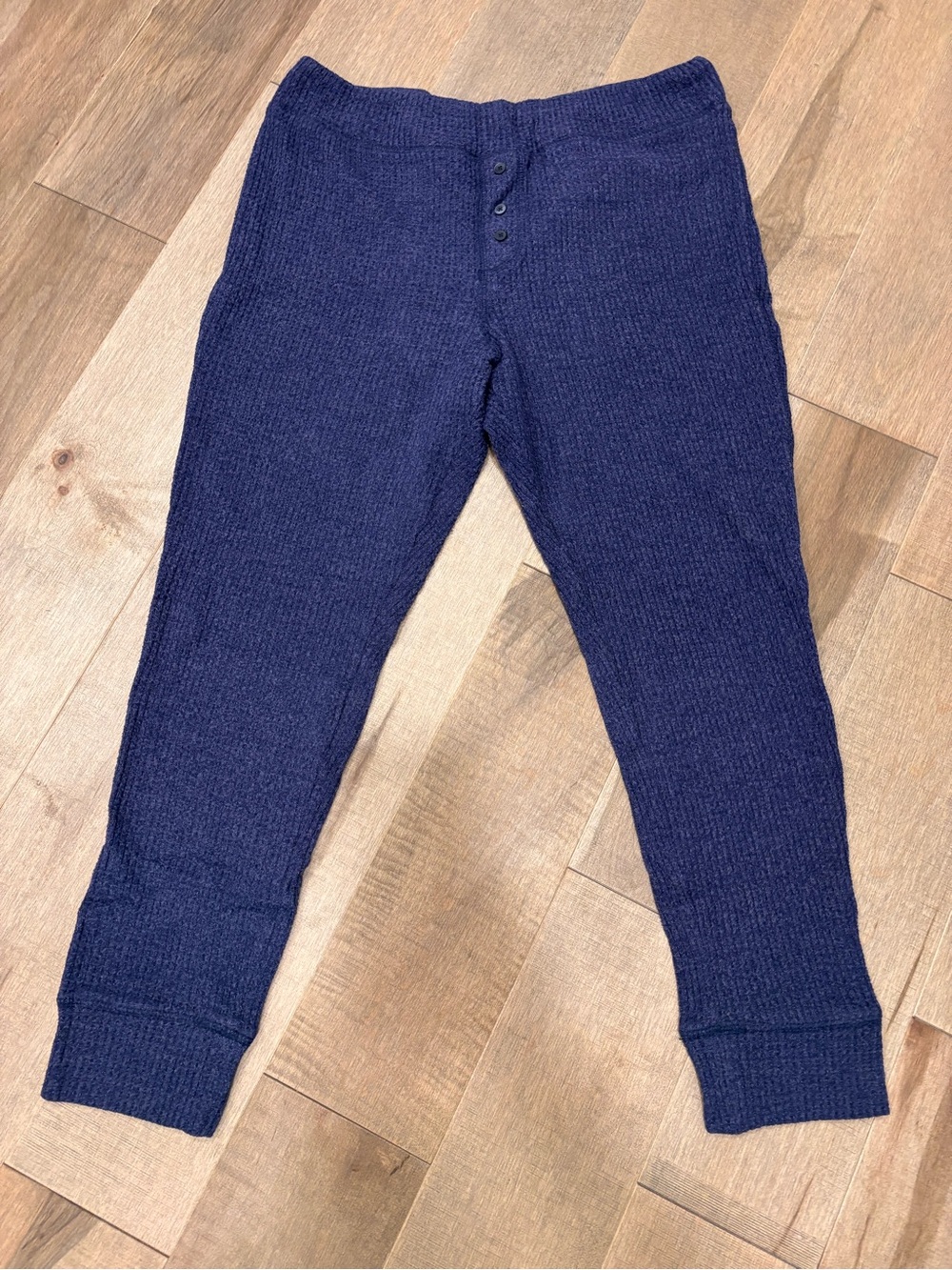 aerie Navy Blue Thermal Knit Leggings